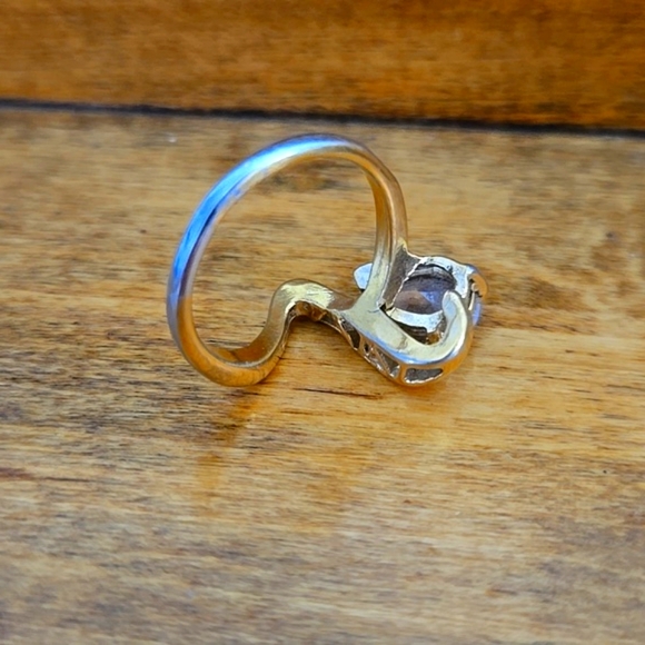 VARGAS SIMULATED DIAMOND RING VINTAGE - Picture 3 of 6
